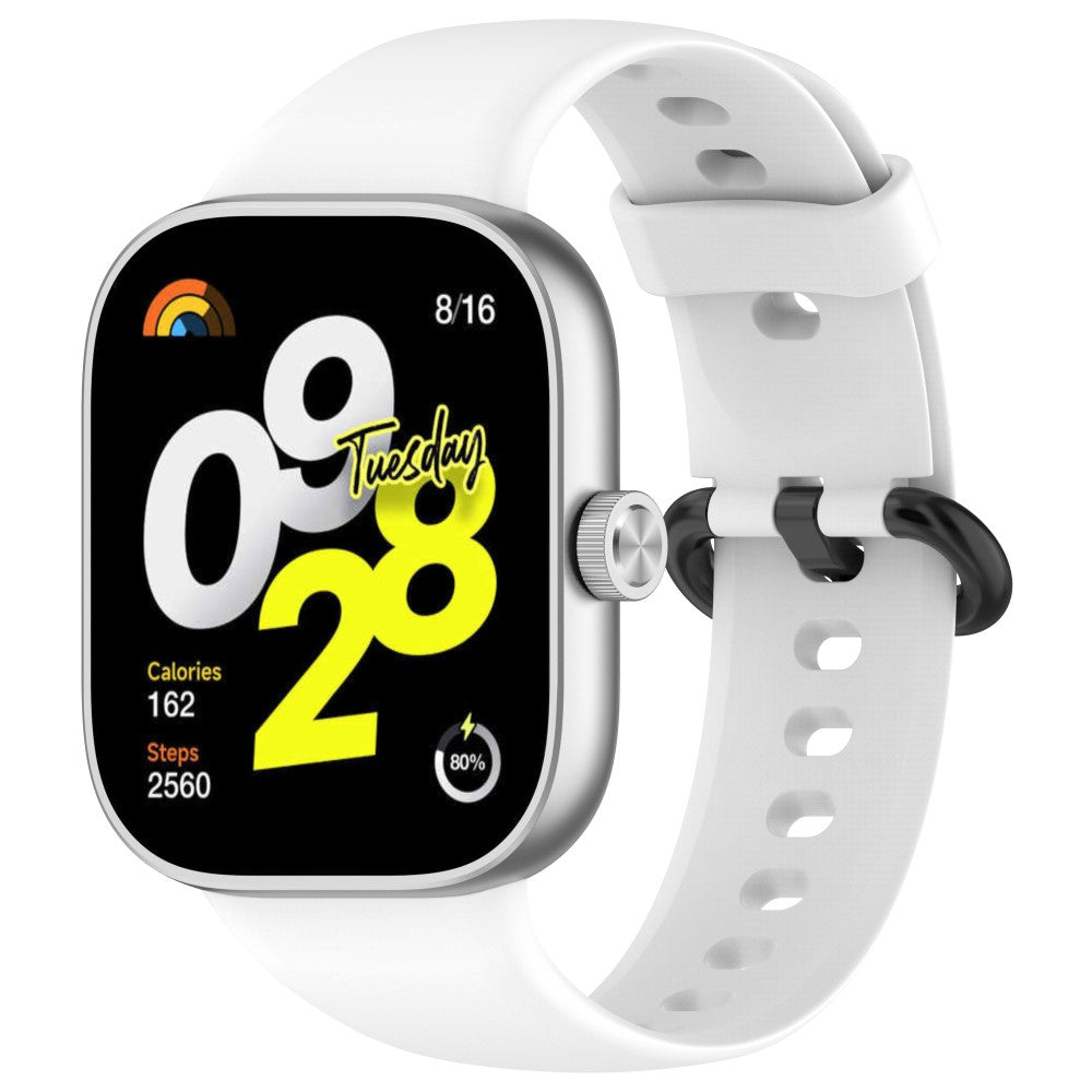 Absolutely Good Xiaomi Redmi Watch 4 Silicone Strap - White#serie_3