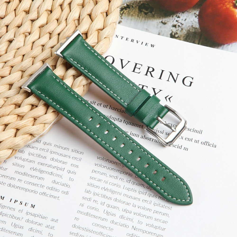 Remarkably Delightful Honor Band 9 Genuine Leather Strap - Green#serie_1