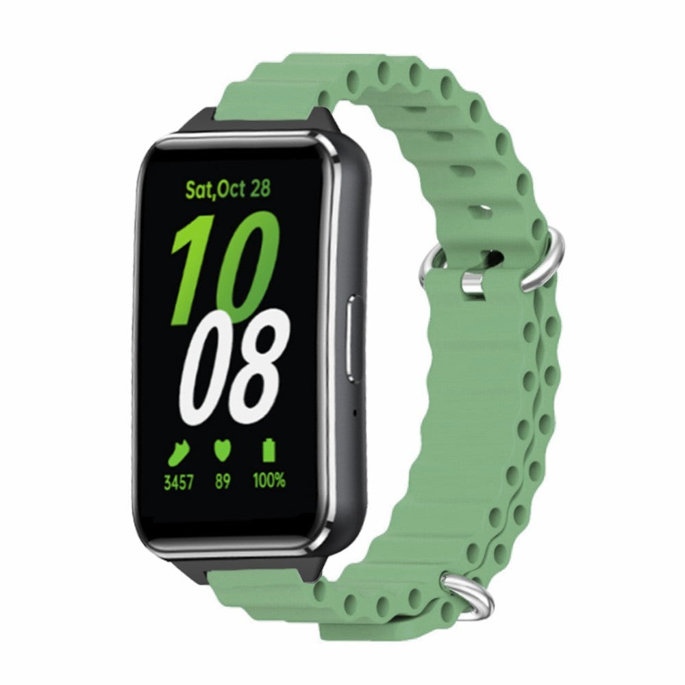 Super Fashionable Samsung Galaxy Fit 3 Silicone Strap - Green#serie_9