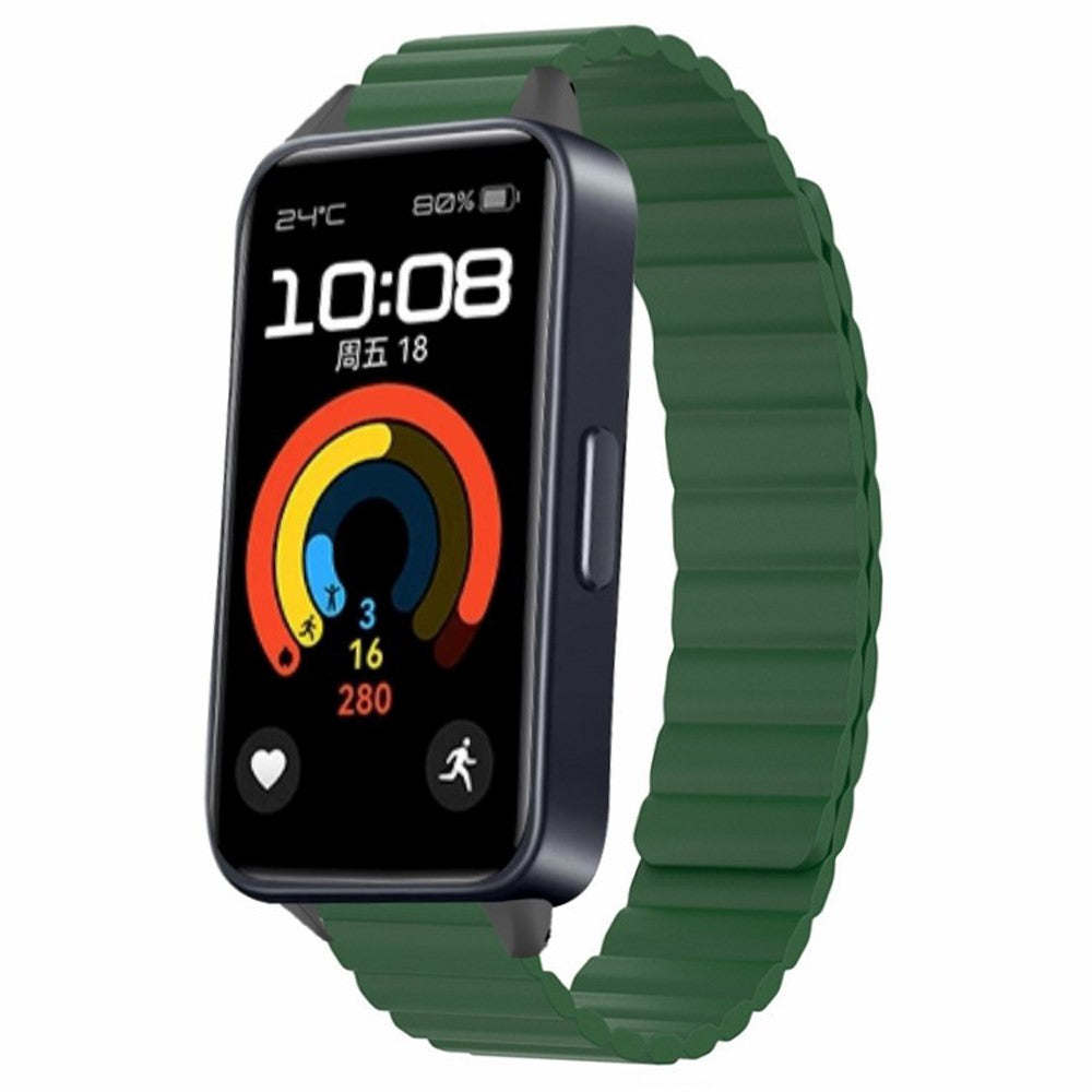 Mega Sweet Huawei Band 9 Silicone Strap - Green#serie_7