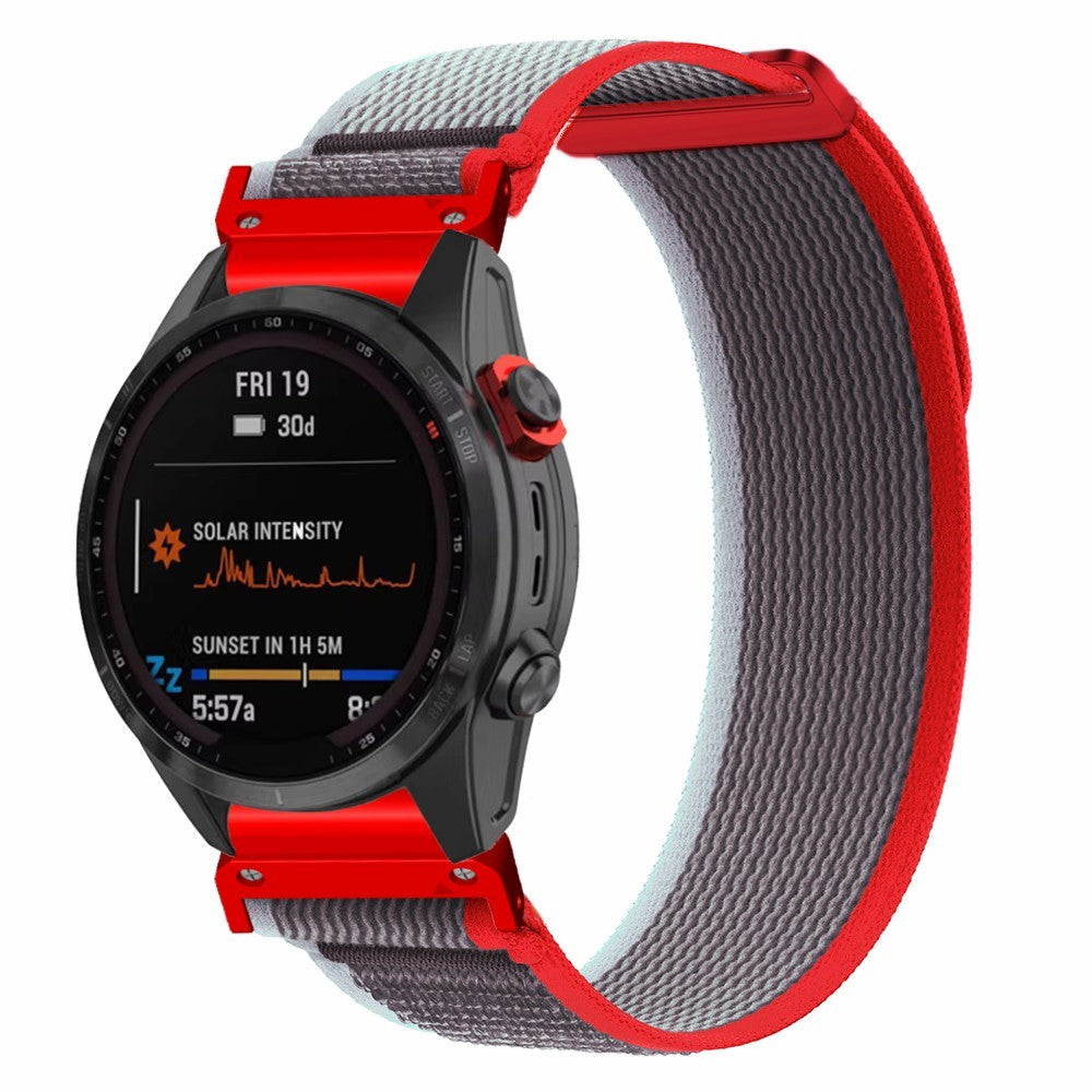 Super Stylish Smartwatch Nylon Universel Strap - Red#serie_6