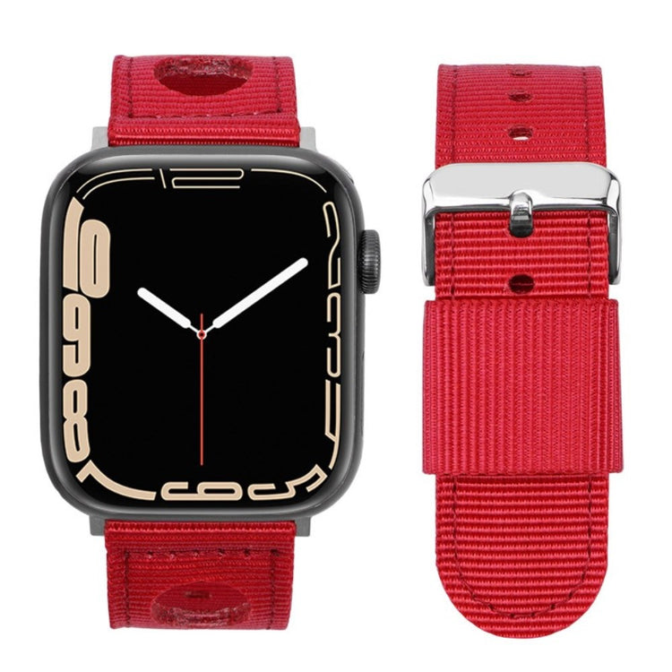 Super Cool Apple Smartwatch Nylon Universel Strap - Red#serie_5