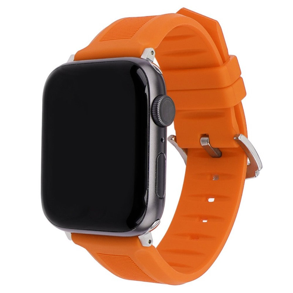 Timeless Apple Smartwatch Silicone Universel Strap - Orange#serie_7