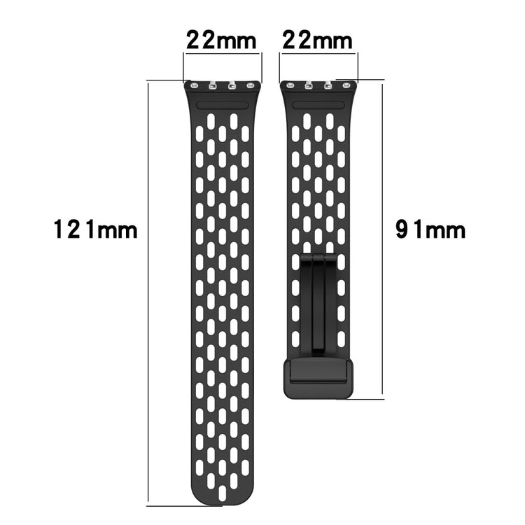 Wrist Band Samsung Galaxy Fit3 R930 Magnetic Silicone Smartwatch Bracelet Strap - Green#serie_7