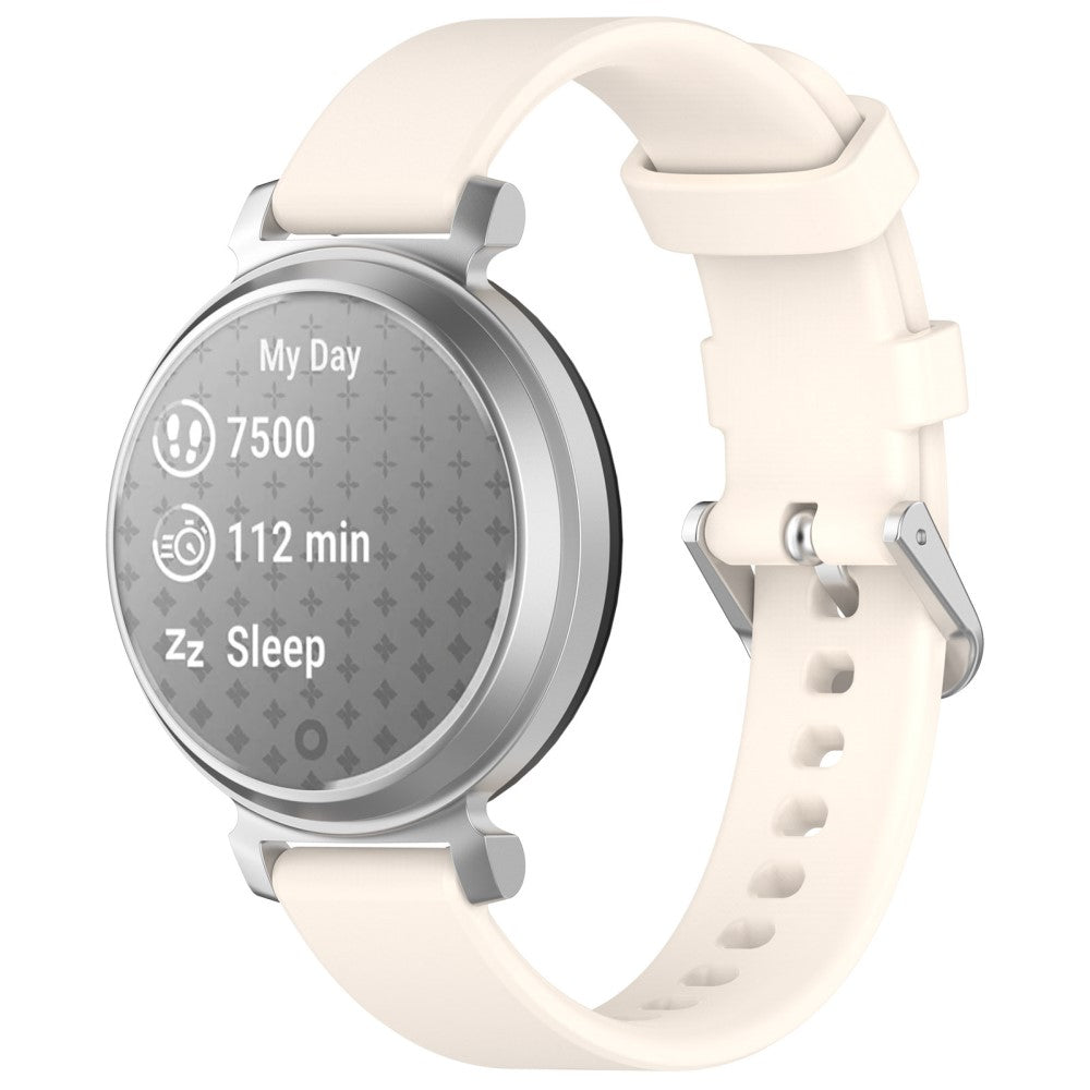 Very Cool Garmin Lily 2 Silicone Strap - Silver#serie_11