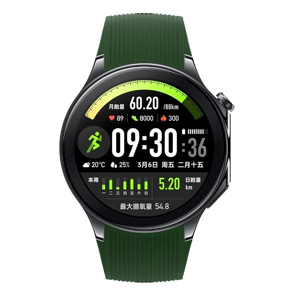 Wonderful Oppo Watch X Silicone Strap - Green#serie_10