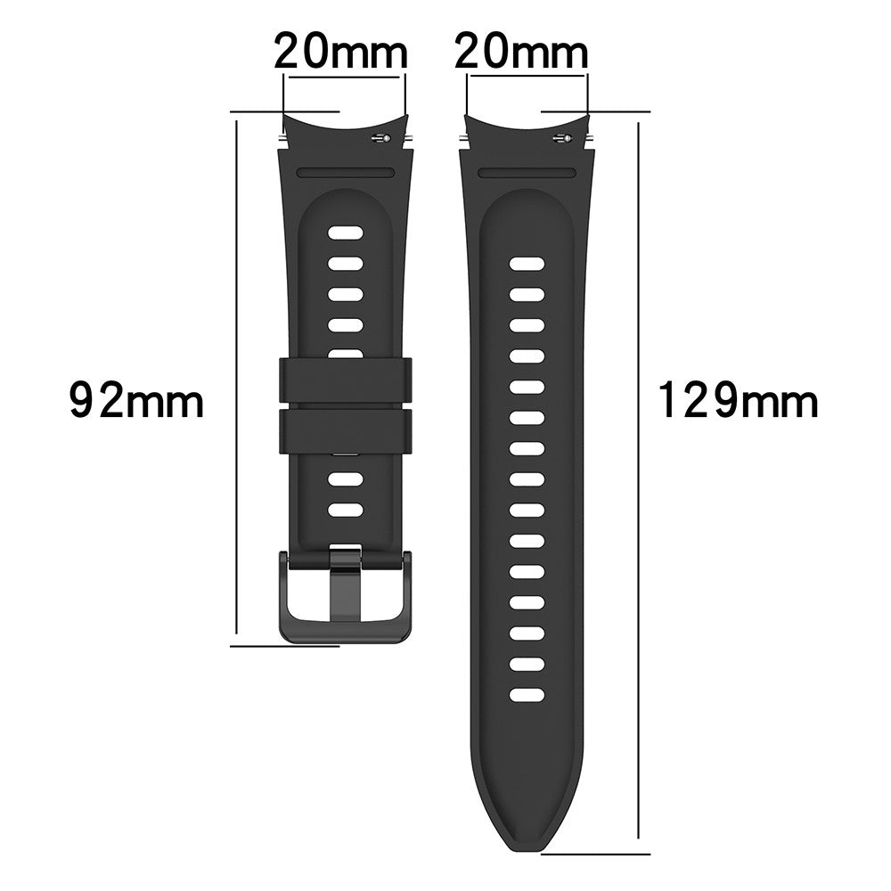 Timeless Samsung Smartwatch Silicone Universel Strap - Black#serie_1