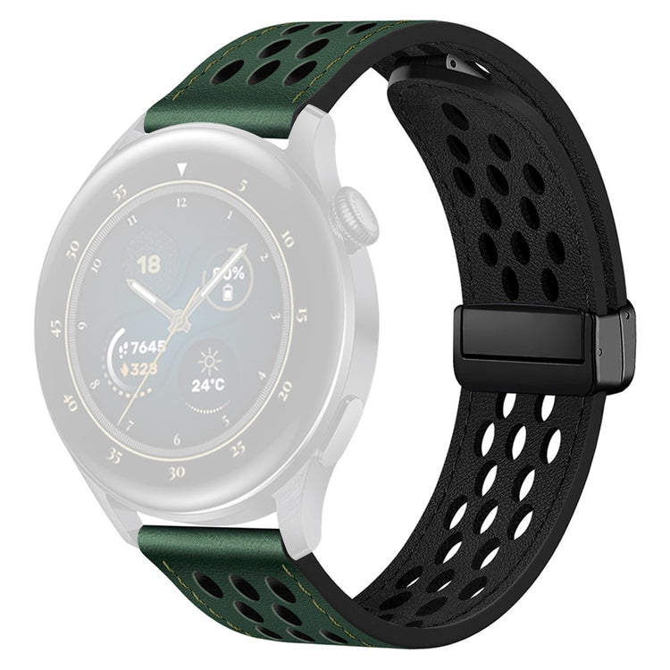 Absolutely Stylish Smartwatch Pu Leather Universel Strap - Green#serie_3