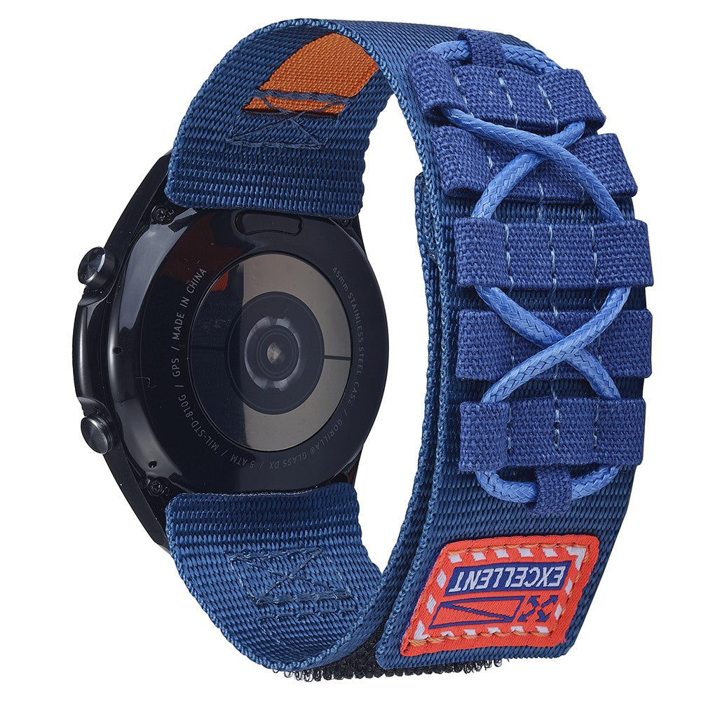 Cool Smartwatch Nylon Universel Strap - Blue#serie_4