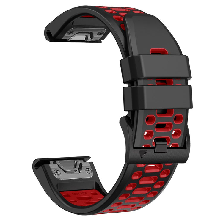 Comfortable Garmin Smartwatch Silicone Universel Strap - Red#serie_5