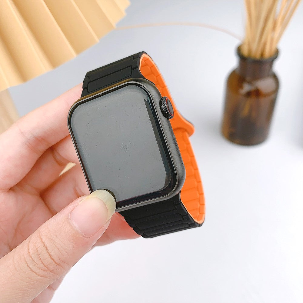 Incredibly Tough Apple Smartwatch Silicone Universel Strap - Orange#serie_7