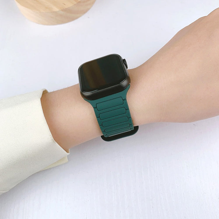 Incredibly Tough Apple Smartwatch Silicone Universel Strap - Green#serie_9