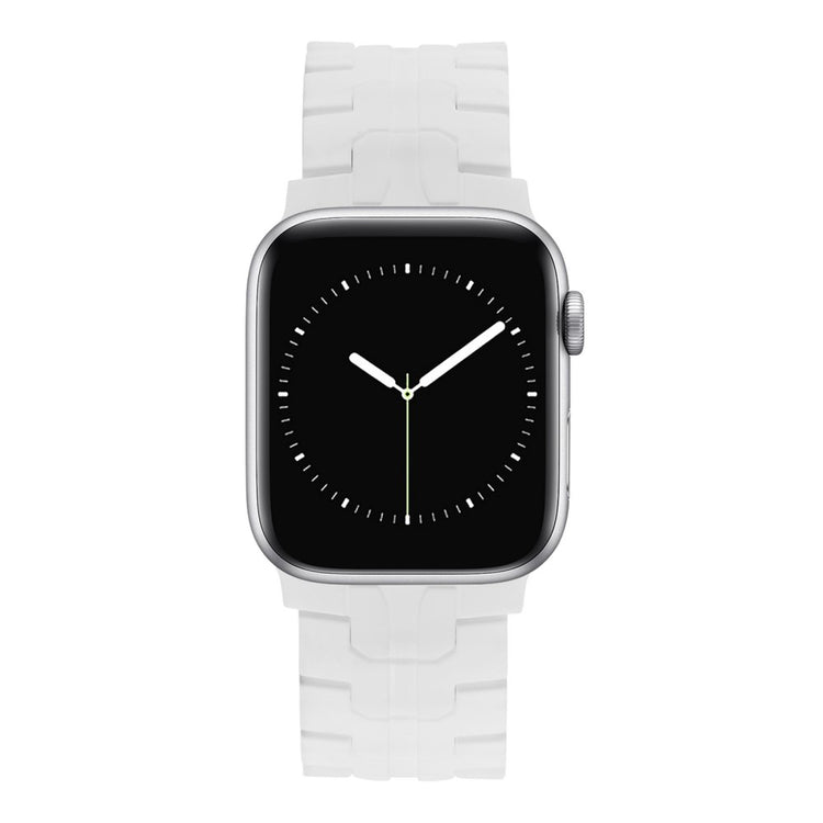 Super Agreeable Apple Smartwatch Silicone Universel Strap - White#serie_7