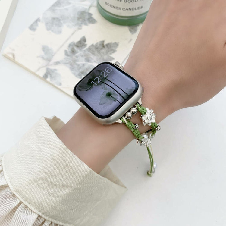 Super Elegant Apple Smartwatch Stone Universel Strap - Green#serie_3