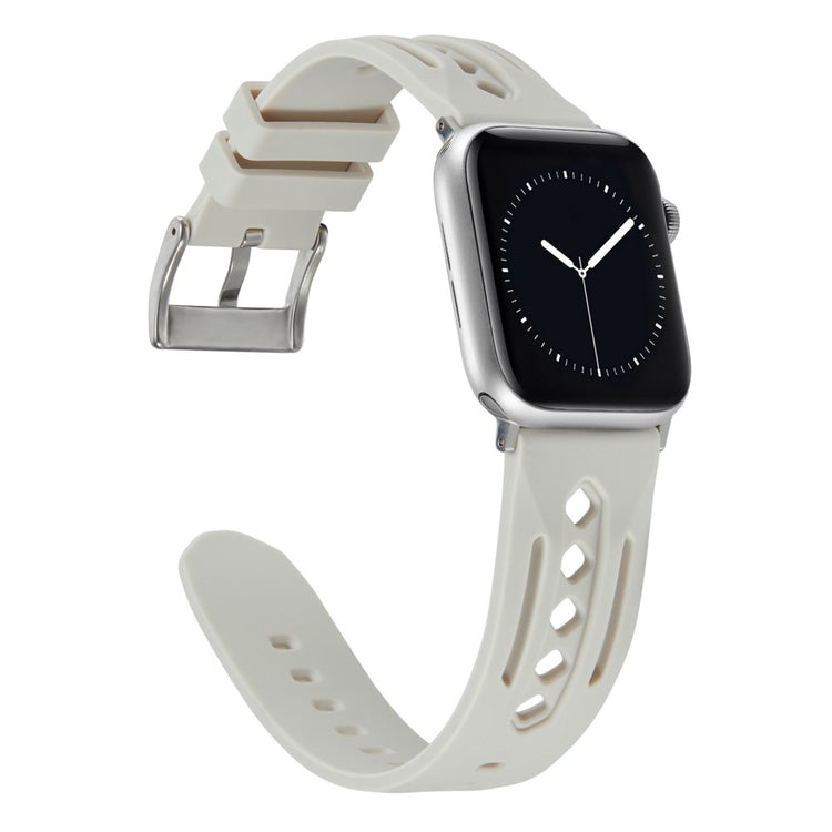 Mega Pleasant Apple Smartwatch Silicone Universel Strap - Silver#serie_7