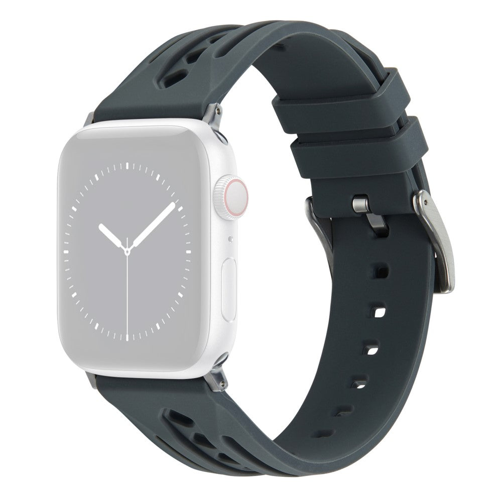 Durable Apple Smartwatch Silicone Universel Strap - Silver#serie_2