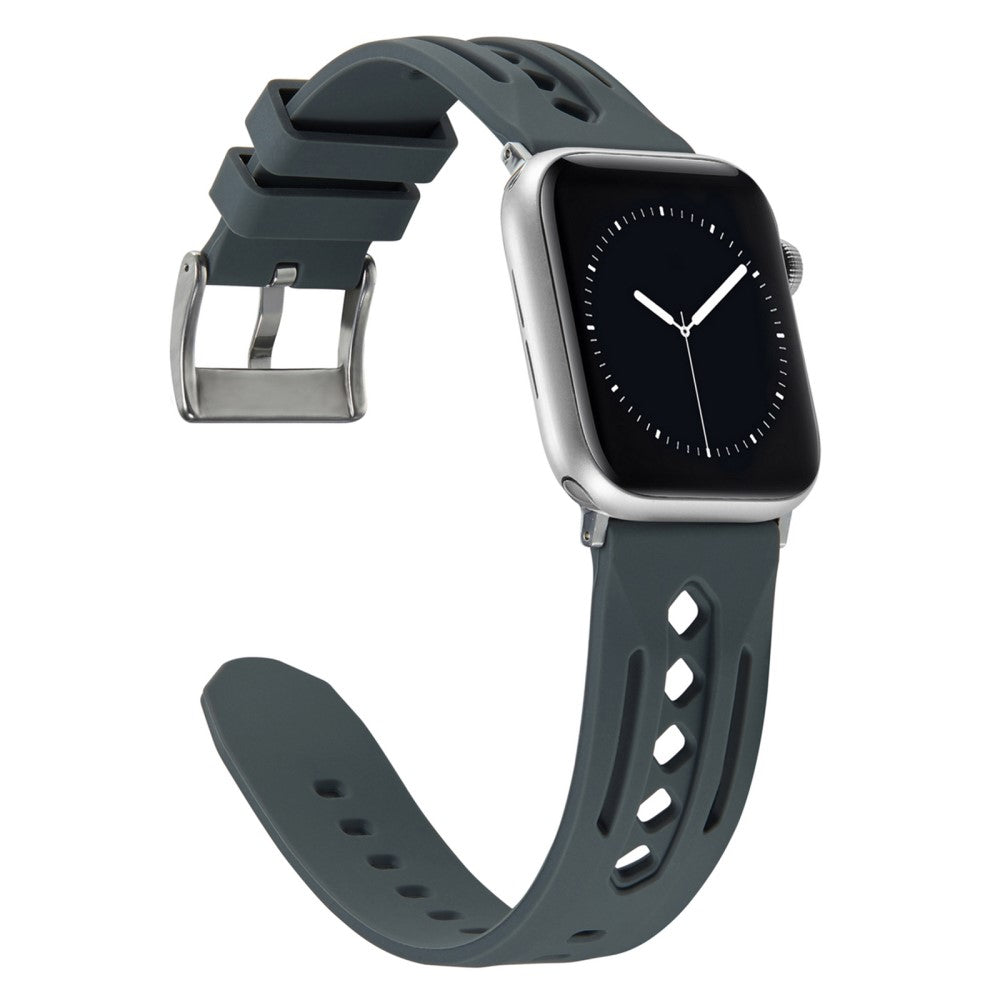 Durable Apple Smartwatch Silicone Universel Strap - Silver#serie_2