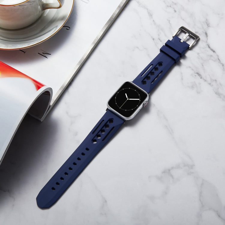 Durable Apple Smartwatch Silicone Universel Strap - Blue#serie_3