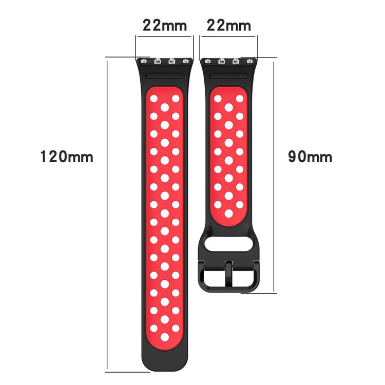 Super Stylish Samsung Galaxy Fit 3 Silicone Strap - Red#serie_12