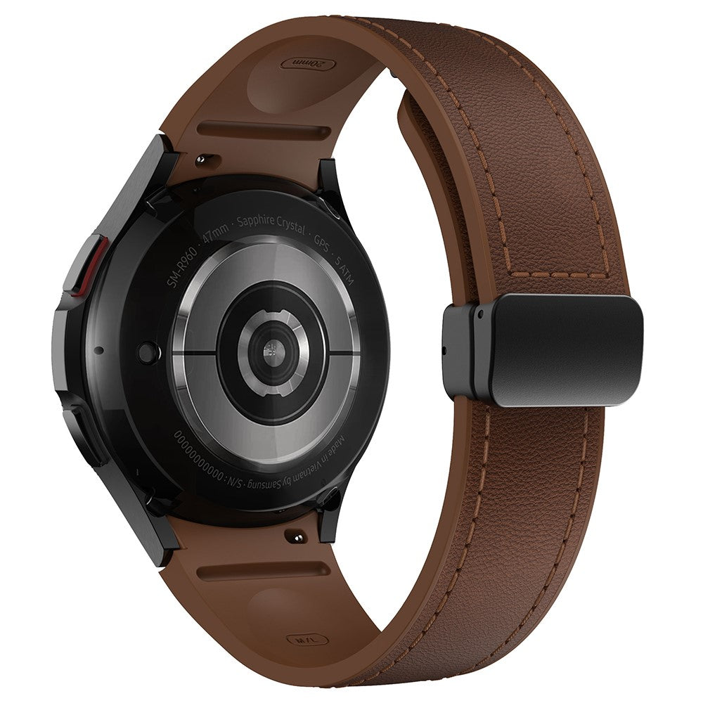 Very Durable Samsung Smartwatch Pu Leather Universel Strap - Brown#serie_7