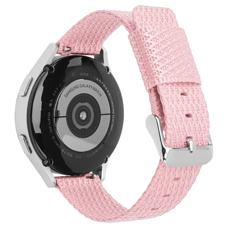 Huawei Watch GT 3 42mm / Watch GT 3 Pro 43mm Wrist Strap 20mm Texture Nylon Watch Strap - Light Pink / Grid#serie_12