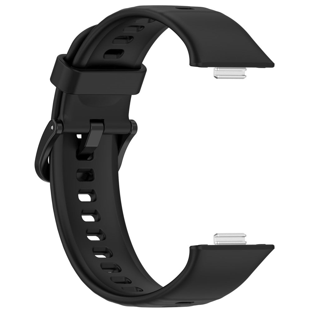 Fashionable Huawei Watch Fit 3 Silicone Strap - Black#serie_6