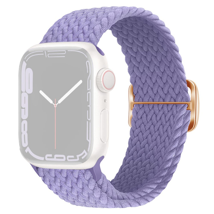 Apple Watch Series 9 8 7 41mm / 6 5 4 SE (2022) SE (2023) SE 40mm / 3 2 1 38mm Watch band Braided Nylon Strap - Lavender Purple#serie_26