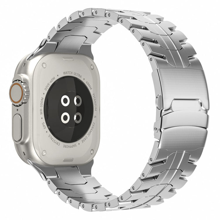 Apple Watch Ultra 2 Ultra 49mm / Series 9 8 7 45mm / 6 5 4 SE (2022) SE (2023) SE 44mm / 3 2 1 42mm Titanium Steel Wrist Strap - Silver#serie_3