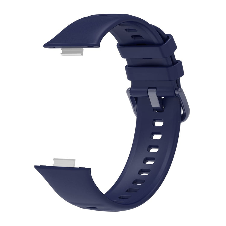 Huawei Watch Fit 3 Silicone Watch band Adjustable Strap Replacement - Navy Blue#serie_5