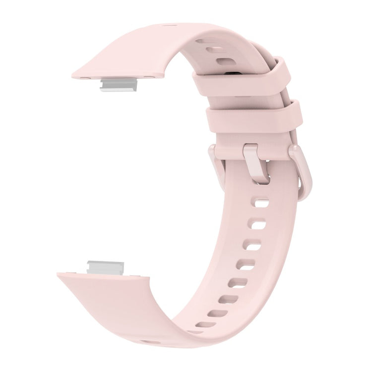 Huawei Watch Fit 3 Silicone Watch band Adjustable Strap Replacement - Pink#serie_9