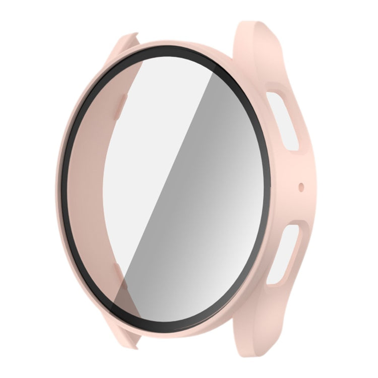 Samsung Galaxy Watch7 40mm Watch Case Bump Resistant Frame with Tempered Glass Screen Film - Pink#serie_6