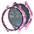 Absolutamente A La Moda Samsung Galaxy Watch 7 40mm Funda con Protector de Pantalla en Vidrio y Estrás