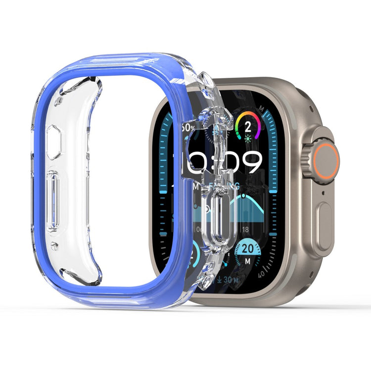 Apple Watch Ultra 2 49mm / Apple Watch Ultra 49mm DUX DUCIS Camo Series Watch Case PC+TPU Watch Cover Protector - Blue#serie_2