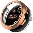 Flexible Google Smartwatch Estrás y Silicona / Poliuretano termoplástico Funda