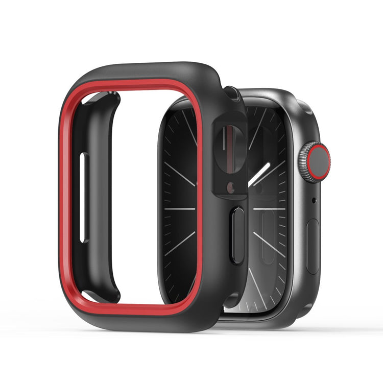 Apple Watch Series 10 46mm Case DUX DUCIS Bamo Series Watch Cover Shockproof Smartwatch Protector - Black Red#serie_1
