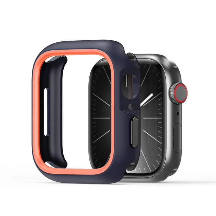 Apple Watch Series 10 46mm Case DUX DUCIS Bamo Series Watch Cover Shockproof Smartwatch Protector - Midnight Orange#serie_5