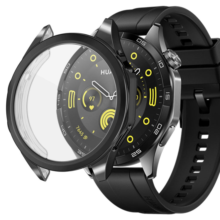 Meget Fint Silikone Cover passer til Huawei Watch GT 4 46mm - Sort#serie_3