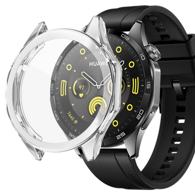 Fint Silikone Cover passer til Huawei Watch GT 4 46mm - Gennemsigtig#serie_011