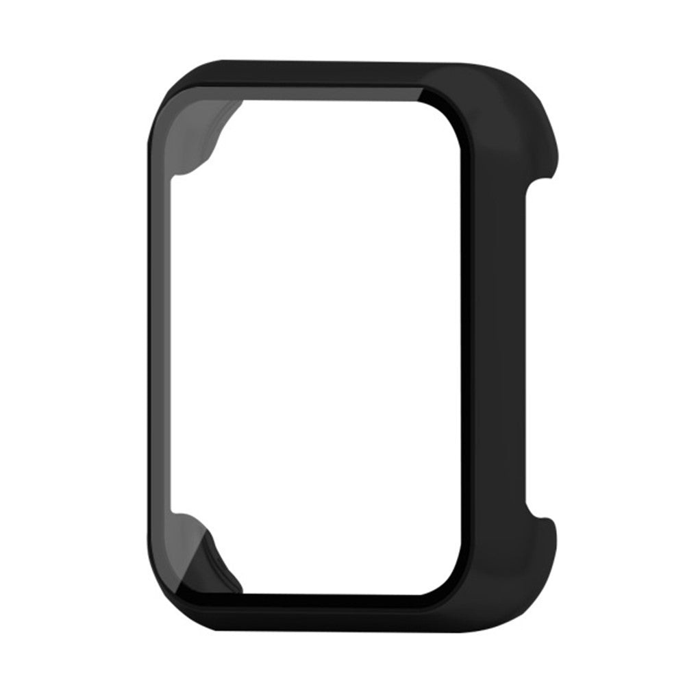 Mega Flot Cover med Skærmbeskytter i Silikone og Glas passer til Oppo Watch 3 - Sort#serie_1