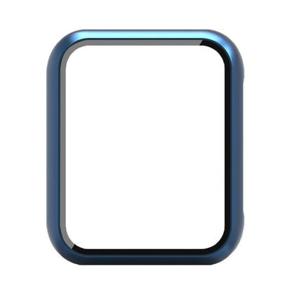 Mega Flot Cover med Skærmbeskytter i Silikone og Glas passer til Oppo Watch 3 - Blå#serie_4