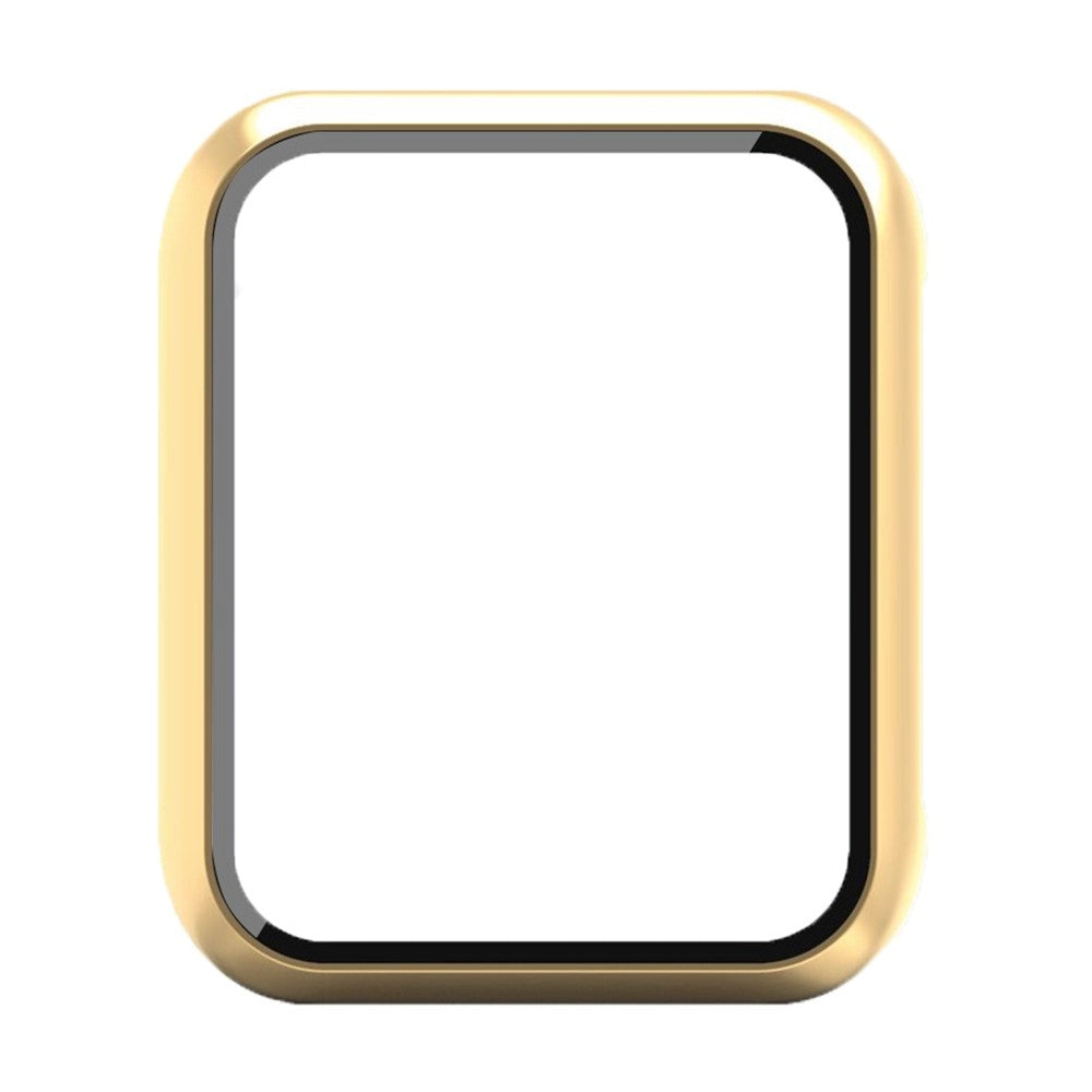 Mega Flot Cover med Skærmbeskytter i Silikone og Glas passer til Oppo Watch 3 - Guld#serie_6