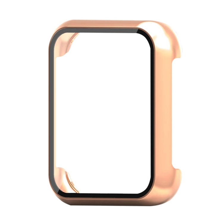 Mega Flot Cover med Skærmbeskytter i Silikone og Glas passer til Oppo Watch 3 - Pink#serie_7