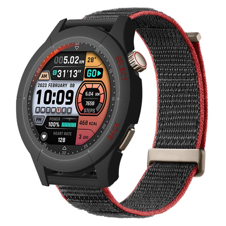 Silikone Bumper passer til Amazfit Cheetah Pro - Sort#serie_3