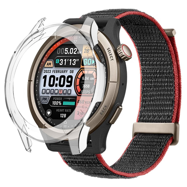 Silikone Bumper passer til Amazfit Cheetah Pro - Gennemsigtig#serie_5