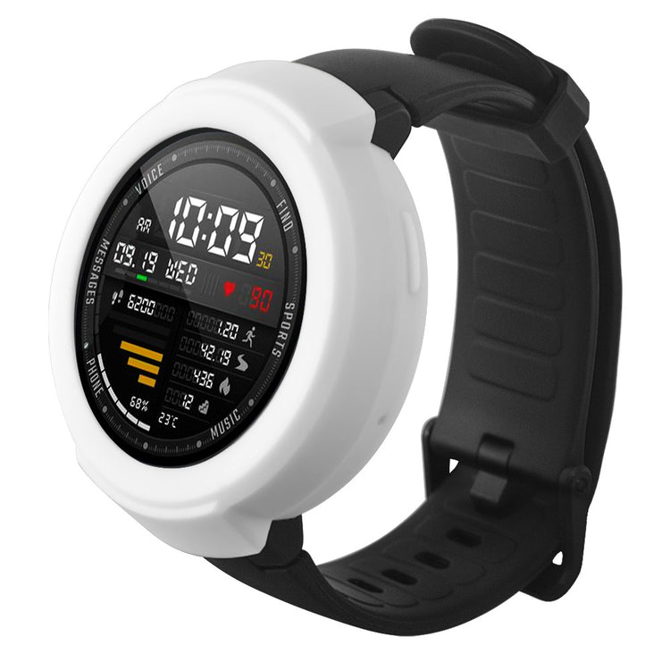 Beskyttende Silikone Universal Bumper passer til Amazfit Verge / Amazfit Verge Lite - Hvid#serie_2