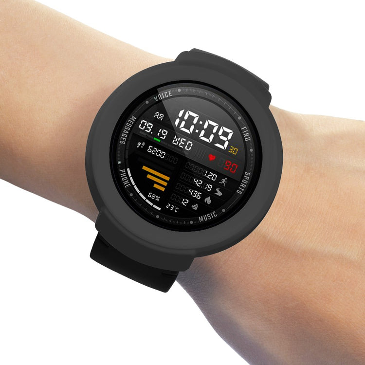 Beskyttende Silikone Universal Bumper passer til Amazfit Verge / Amazfit Verge Lite - Sort#serie_4