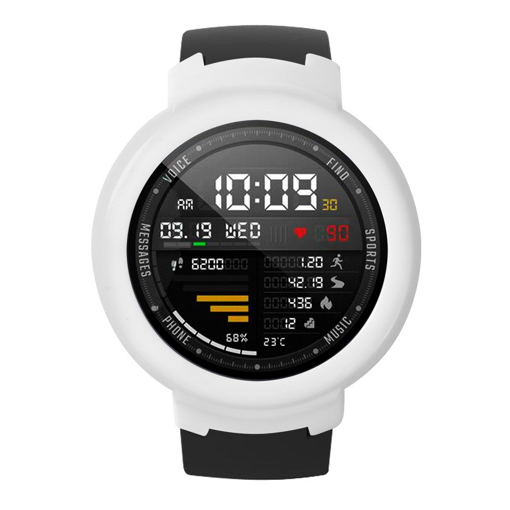 Beskyttende Silikone Universal Bumper passer til Amazfit Verge / Amazfit Verge Lite - Hvid#serie_2