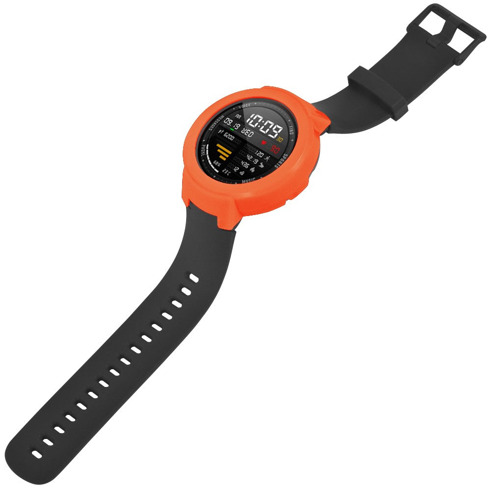 Beskyttende Silikone Universal Bumper passer til Amazfit Verge / Amazfit Verge Lite - Orange#serie_3