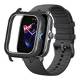 Huami Amazfit GTS3 Protective Cover Frame Hard Hollow Watch Case - Black+White