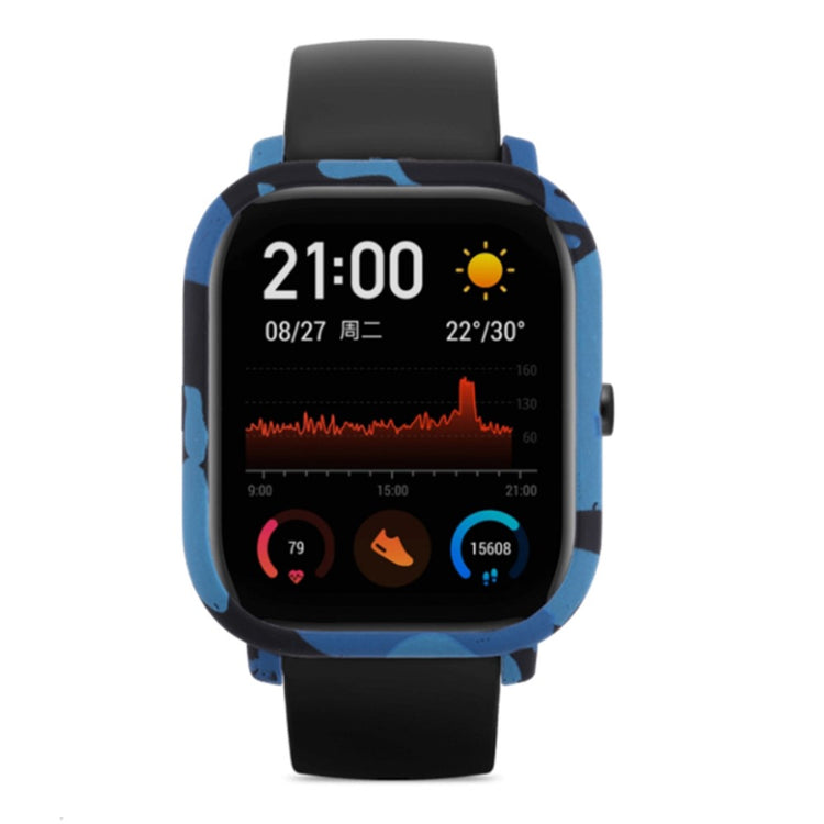 Mega Flot Silikone Cover passer til Amazfit GTS 1 - Blå#serie_8